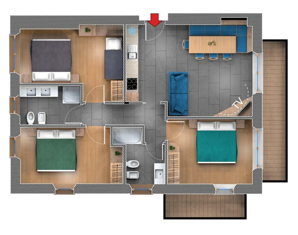 Apartamento Casa Giusto Livigno Exterior foto